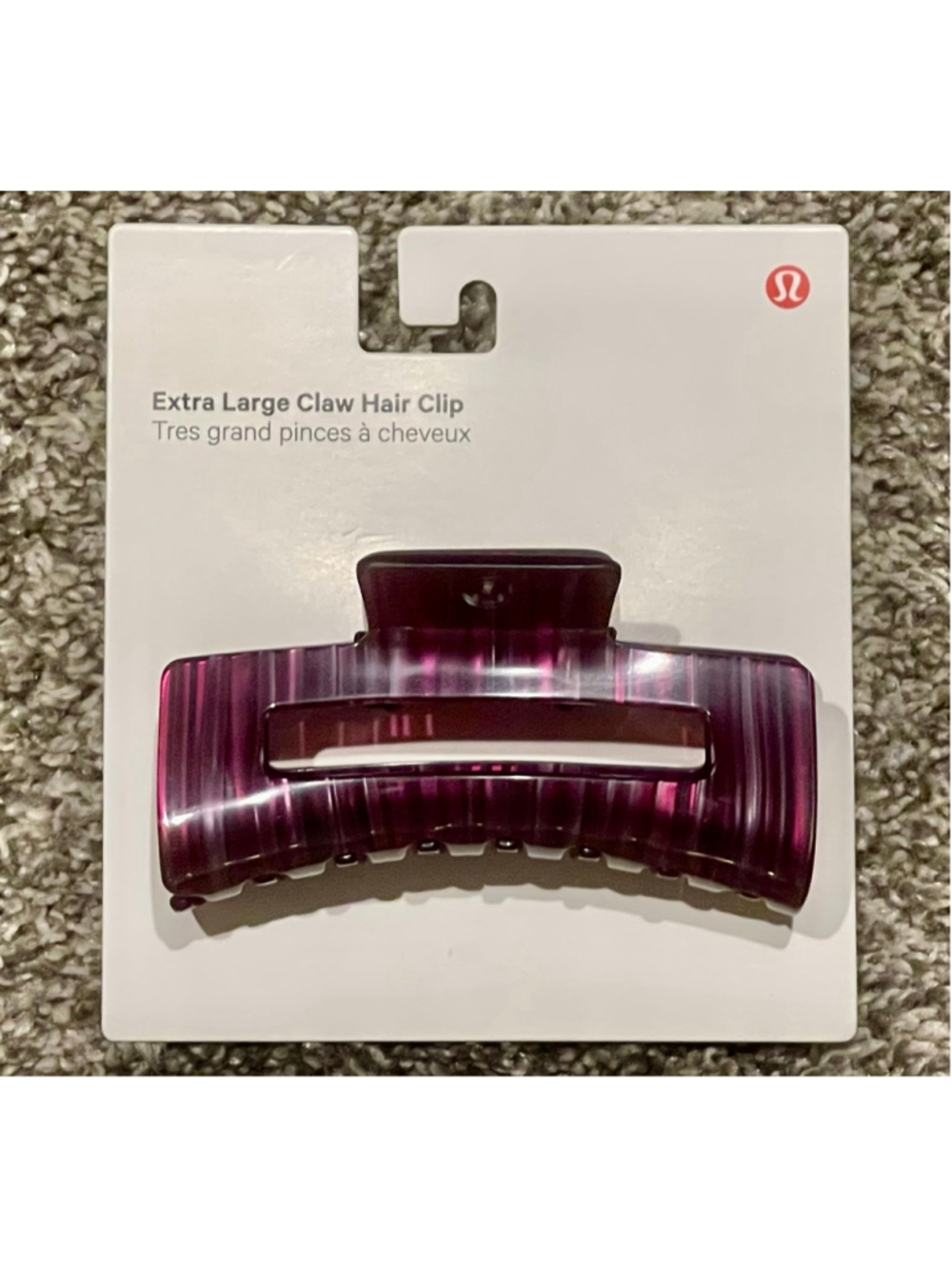 Lululemon Extra Large Claw Hair Clip, NWT